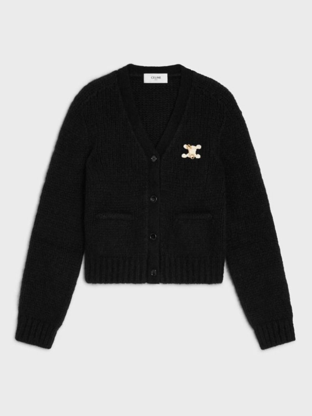 Celine Silk And Cashmere Cardigan Tag Size S Women